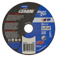 NORTON ABRASIVE: 4 X .045 X 5/8 TYPE 01 STRAIGHT WHEELS, 46 GRIT, CUT-OFF WHEEL